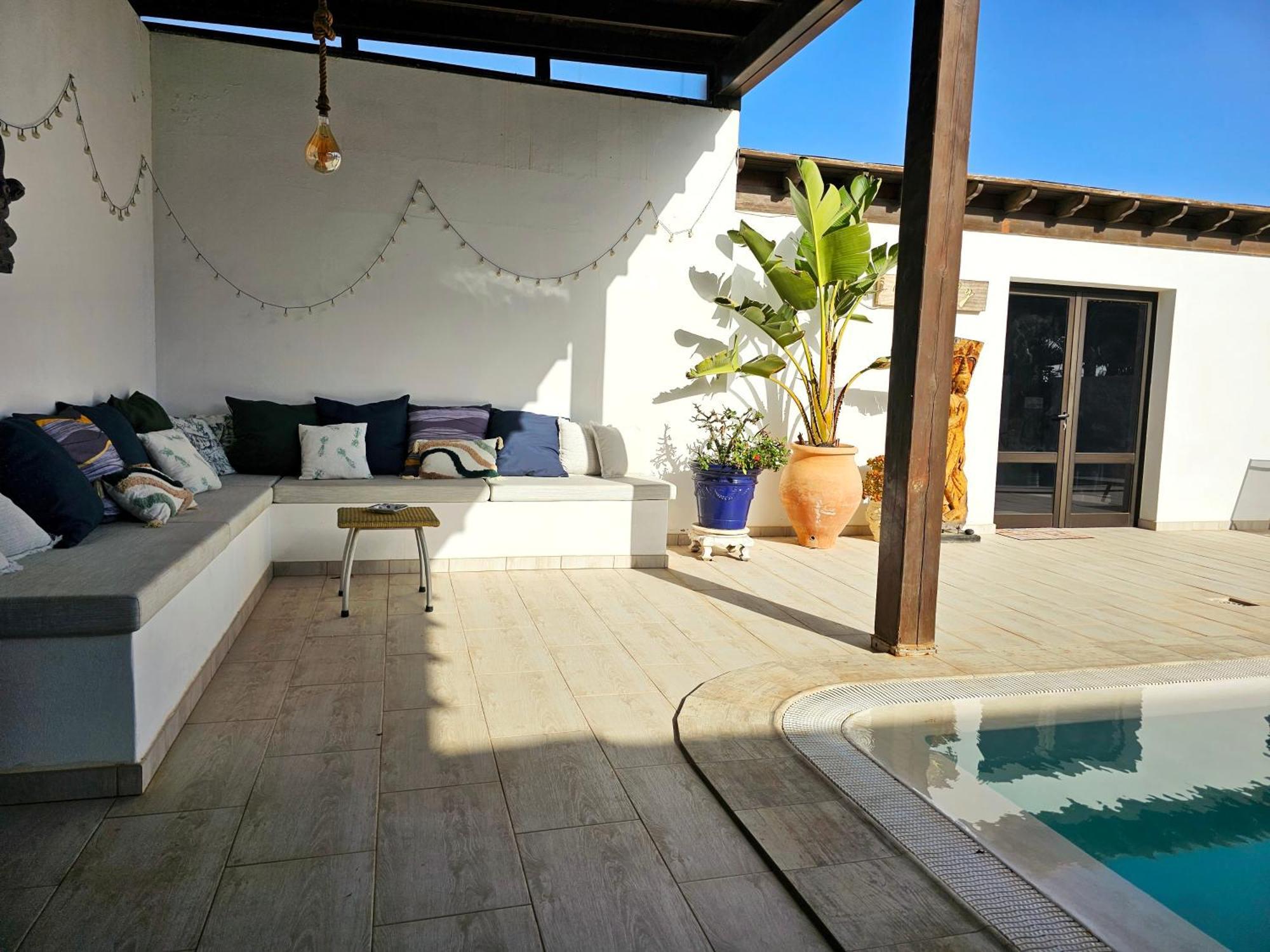 Villa Nazoly, Oasis De Tranquilidad Con Piscina Privada En El Corazon De Lanzarote Nazaret Bagian luar foto